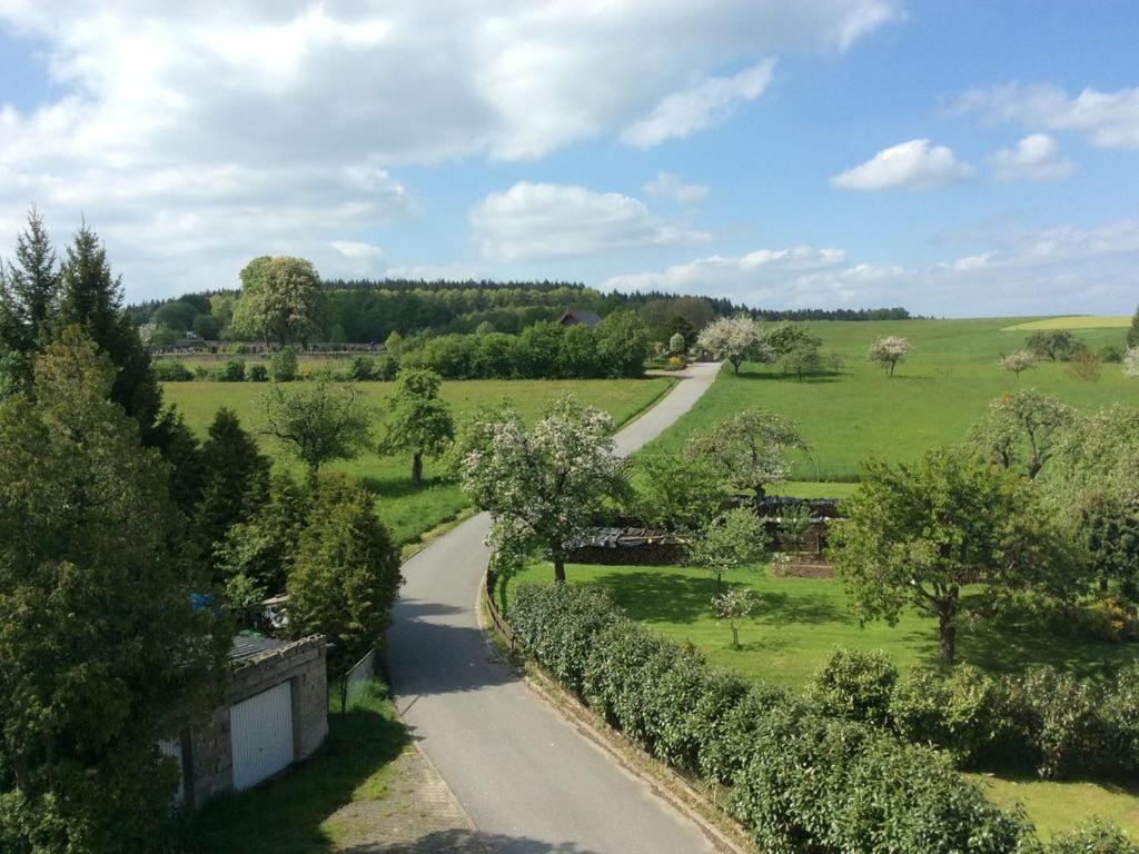 Ferienwohnung Christiane - nagelneue, moderne Ferienwohnung mit Blick ins Grüne Ober-Abtsteinach Exterior foto